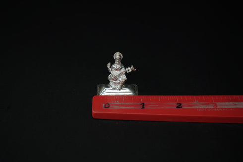 Pure Silver Saraswathi Idol 8.09grams